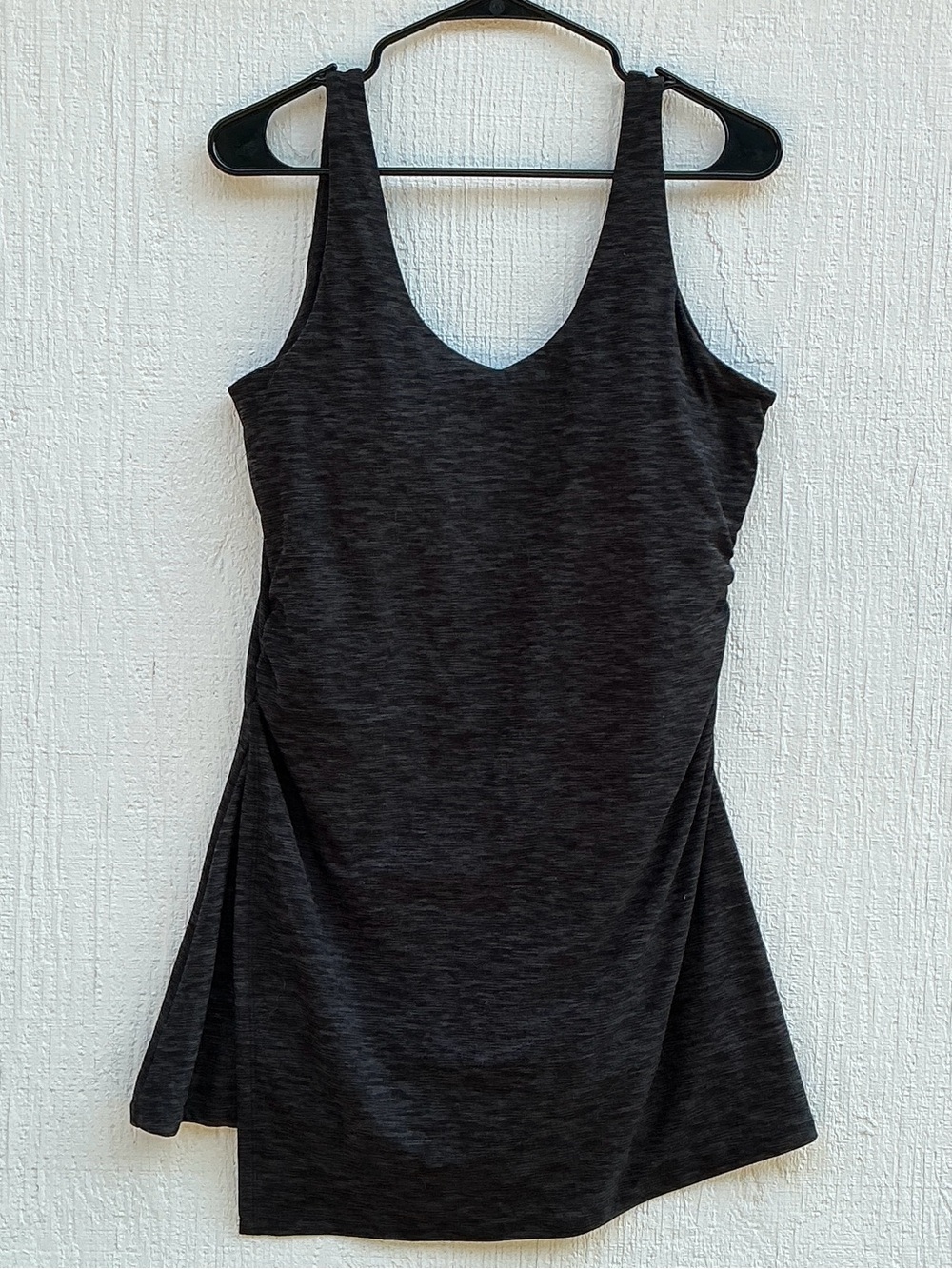 Athletic Works ButterCore Black Heather Tennis Dress Built-In Shorts L 12-14